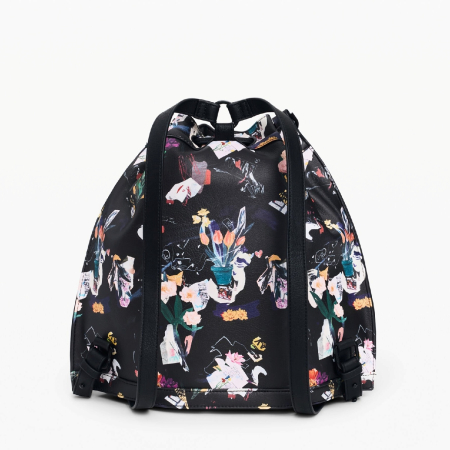 Rucsac si geanta de dama, Desigual, seria Osmio Harlan, Multicolor [7]