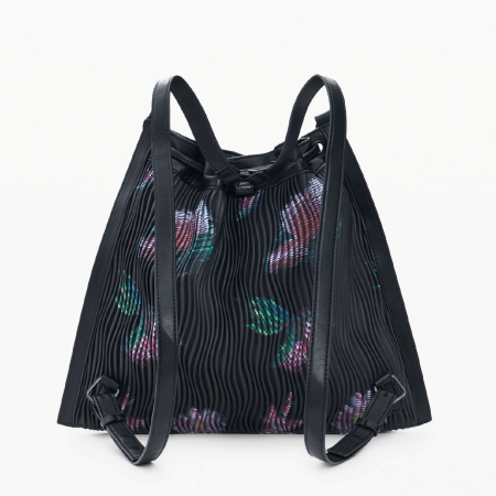 Rucsac si geanta de dama, Desigual, seria Xenon Harlan, Multicolor [7]