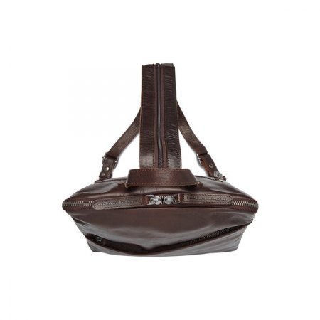 Rucsac The Chesterfield Brand din piele moale, Amanda, Maro inchis [2]