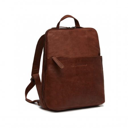 Rucsacuri - Rucsac The Chesterfield Brand din piele moale, Bern, Maro coniac