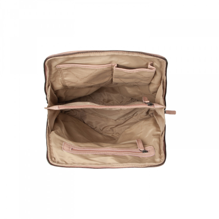 Rucsac The Chesterfield Brand din piele moale, Bern, Vintage rose [1]