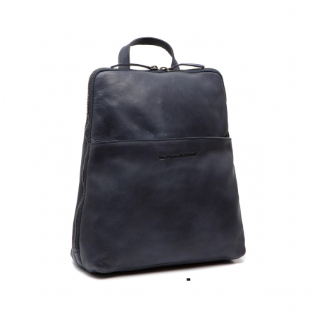 Rucsacuri - Rucsac The Chesterfield Brand din piele moale, Bern, Albastru inchis