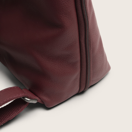 Rucsac The Chesterfield Brand din piele moale, Ilara, Visiniu [8]