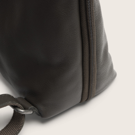 Rucsac The Chesterfield Brand din piele moale, Ilara, Gri inchis [9]