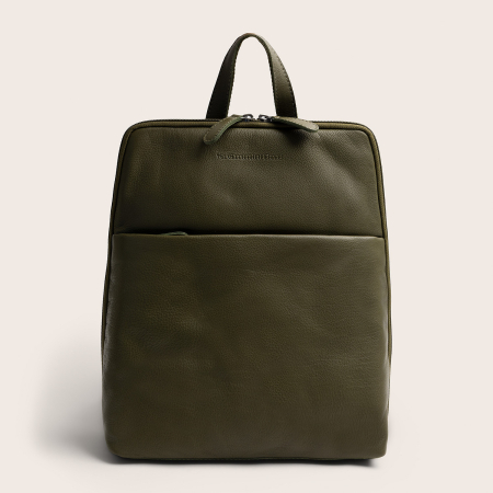 Rucsac The Chesterfield Brand din piele moale, Ilara, Verde olive [1]