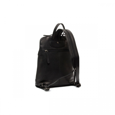 Rucsac The Chesterfield Brand din piele moale, Vivian, Negru [5]