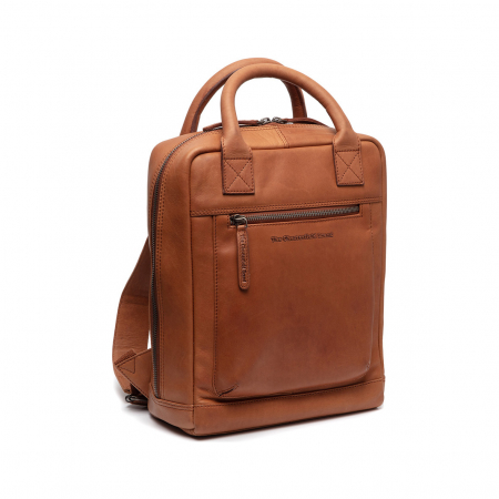 Rucsacuri - Rucsac cu compartiment pentru laptop 13 inch The Chesterfield Brand, piele naturala, Lincoln, Maro coniac