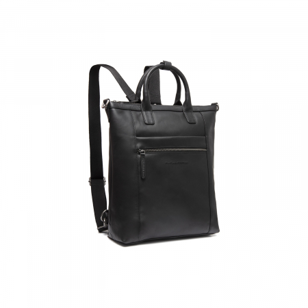 Rucsacuri - Rucsac si geanta, 2 in 1, The Chesterfield Brand, din piele naturala, Luisa, Negru