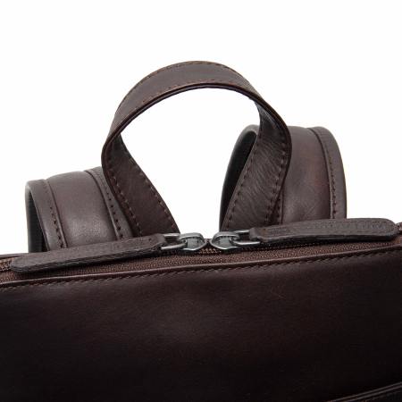 Rucsac The Chesterfield Brand din piele naturala Tigris, Maro inchis [4]
