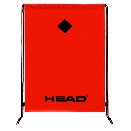Rucsac tip sac, unisex, din poliester, Head, pentru sport, Portocaliu Neon [1]
