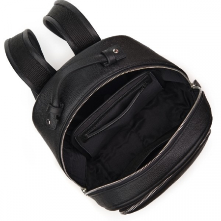 Rucsac unisex din piele naturala moale, model 269, Negru [3]