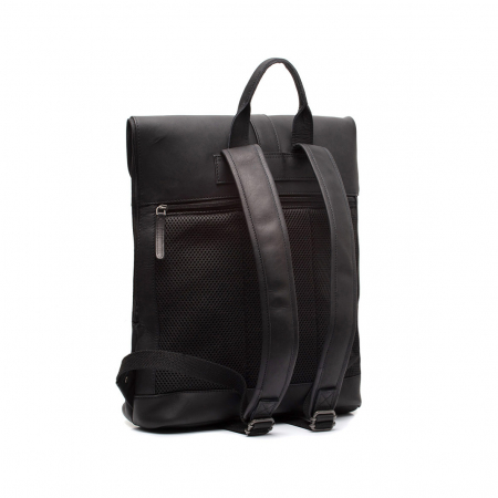 Rucsac unisex din piele naturala, The Chesterfield Brand, Larsson, Negru [7]