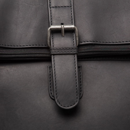 Rucsac unisex din piele naturala, The Chesterfield Brand, Larsson, Negru [4]