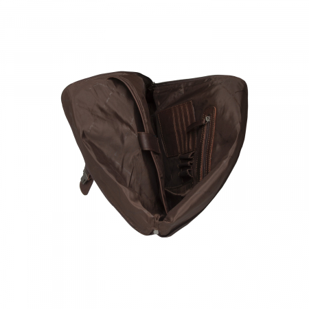 Rucsac unisex din piele naturala, The Chesterfield Brand, Larsson, Maro inchis [2]