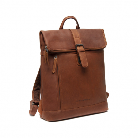 Rucsac unisex din piele naturala, The Chesterfield Brand, Larsson, Maro coniac [2]