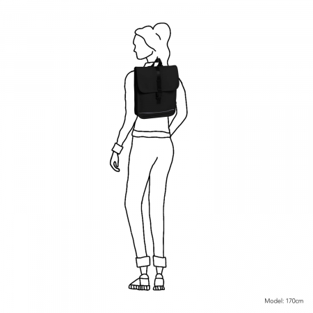 Rucsac unisex impermeabil, pentru laptop, Daniel Ray, seria Pasadena, Negru [2]