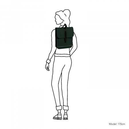 Rucsac unisex impermeabil, pentru laptop, Daniel Ray, seria Pasadena, Verde inchis [1]