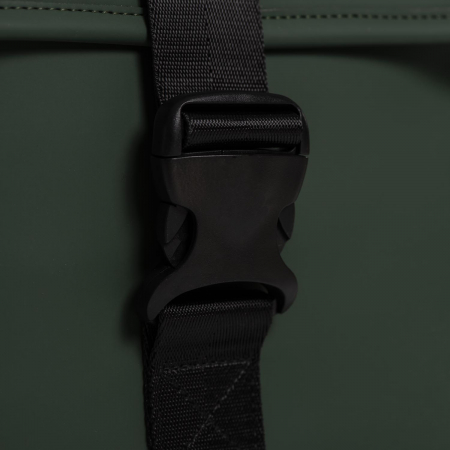 Rucsac unisex impermeabil, pentru laptop de 12 inch, Daniel Ray, seria Fullerton, Verde inchis [4]