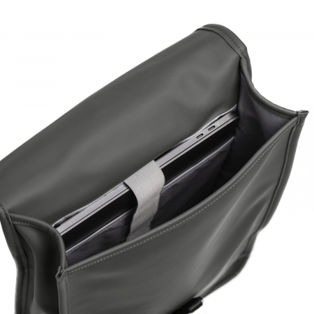 Rucsac unisex impermeabil, pentru laptop de 12 inch, Daniel Ray, seria Fullerton, Antracit [2]