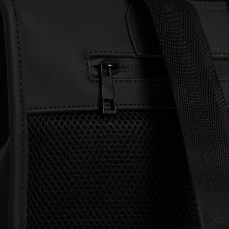 Rucsac unisex impermeabil, pentru laptop de 12 inch, Daniel Ray, seria Fullerton, Negru [4]