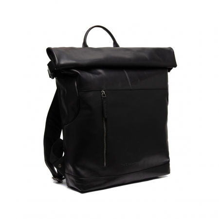 Rucsac unisex din piele naturala, The Chesterfield Brand, Liverpool, Negru [1]