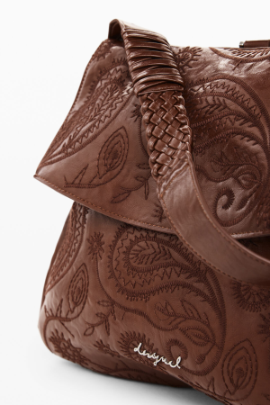 Geanta de dama 2 in 1, de umar si tip rucsac, Desigual seria Siroco Posadas - Maro camel [4]