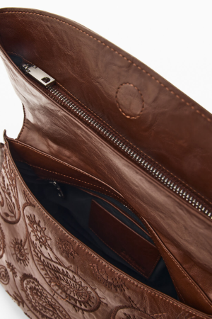 Geanta de dama 2 in 1, de umar si tip rucsac, Desigual seria Siroco Posadas - Maro camel [3]