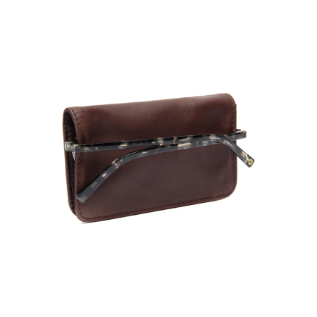 Set Cadou de Lux The Chesterfield Brand – Portofel dama, Husa Pasaport, Port Card și Husa Ochelari, Piele Naturala - Maro Inchis [10]
