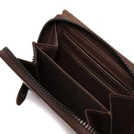Set Cadou de Lux The Chesterfield Brand – Portofel dama, Husa Pasaport, Port Card și Husa Ochelari, Piele Naturala - Maro Inchis [4]