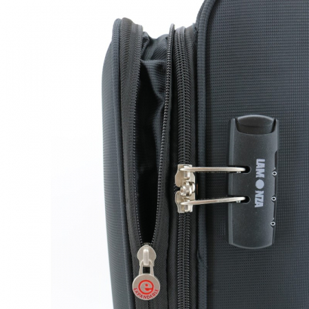 Troler mare Kai 79 cm, expandabil 30%, Negru [3]