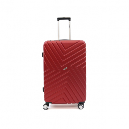 Troler mic Malibu 55 cm, Lamonza, ABS, Rosu grena [2]