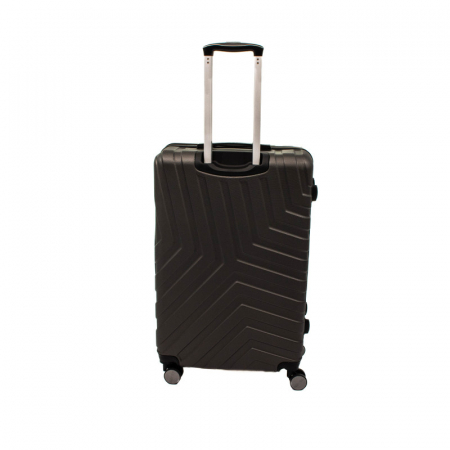 Troler mare Malibu 75 cm, Lamonza, ABS, Gri inchis [7]