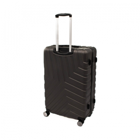 Troler mare Malibu 75 cm, Lamonza, ABS, Gri inchis [8]