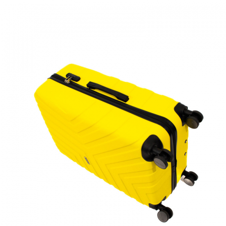 Troler mare Malibu 75 cm, Lamonza, ABS, Galben [6]