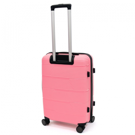 Troler mare Reno 74 cm, Lamonza, material PP, Roz [6]