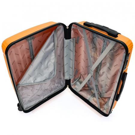 Troler mare Reno 74 cm, Lamonza, material PP, Portocaliu [2]
