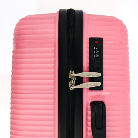 Troler mare Reno 74 cm, Lamonza, material PP, Roz [2]