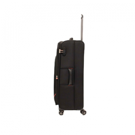 Troler mare SMILEY, Negru cu rosu, 79 cm [7]