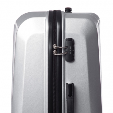Troler mare SWANK, policarbonat 76 cm, Argintiu [2]