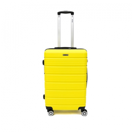 Troler mediu Altima 65 cm, Lamonza, ABS, Galben [1]