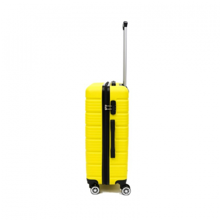 Troler mediu Altima 65 cm, Lamonza, ABS, Galben [6]