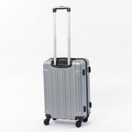 Troler mediu Altima 62 cm, Lamonza, ABS, Gri deschis [5]