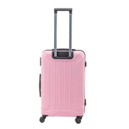 Troler mediu CAPRI 68 cm, ABS super usor, Roz [5]