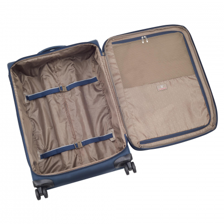 Troler mediu Joy 63 cm, Roncato, poliester, extensibil 30% , Albastru [2]