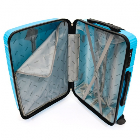 Troler mediu Reno 63 cm, Lamonza, material PP, Turcoaz [2]
