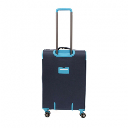 Troler mediu  ULTRALIGHT 69 cm, Albastru inchis cu turcoaz, expandabil 30% [10]