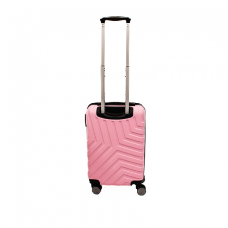 Troler mic Malibu 55 cm, Lamonza, ABS, Roz pudra [7]