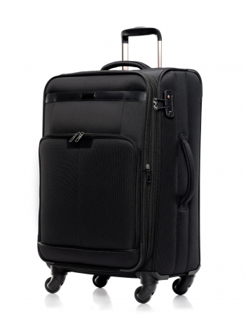 Genti voiaj - Troler  South 55cm, Mirano, Poliester, Negru
