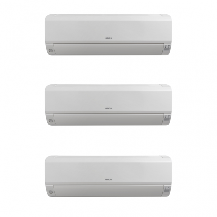 Aparat aer conditionat Mokai Hitachi, sistem multi split pentru 3 incaperi, unitati exterioare cu o putere de 9000 BTU/h [2]