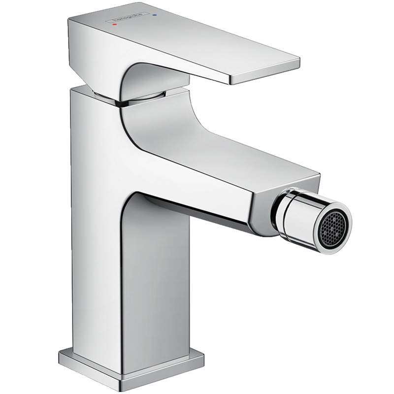 Baterie bideu cu ventil click-clack, Hansgrohe, Metropol, crom [1]